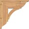 Ekena Millwork Thorton Traditional Smooth Bracket w/ Offset Brace, Western Red Cedar, 7 1/2"W x 20"D x 20"H BKT0806X20X20THR01SWR - alternate 3